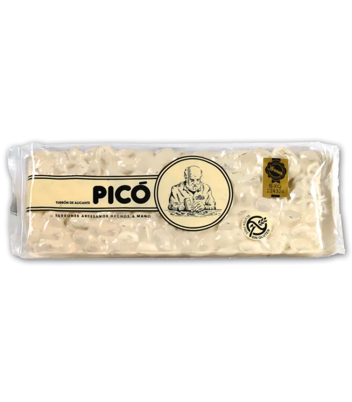 Harter Turrón Alicante aus Mandeln Handgemacht Picó