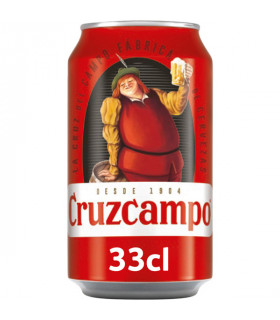 Cruzcampo Bier - 8 Dosen 33 cl