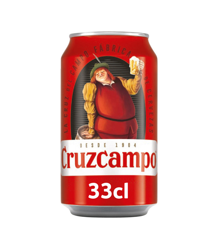 Cruzcampo Bier - 8 Dosen 33 cl