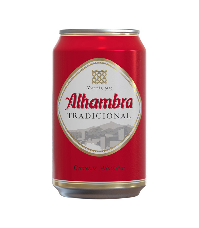Alhambra Tradicional Bier - 8 Dosen 33 cl