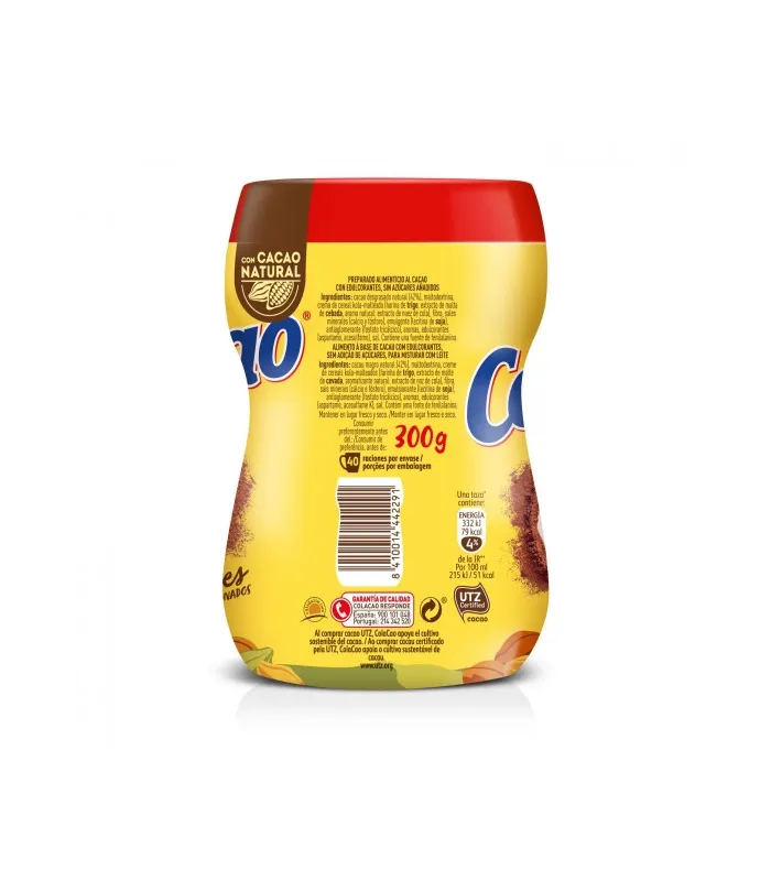 ColaCao 0% zugesetzte Zucker 300 gr