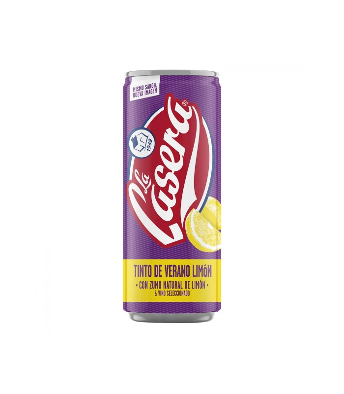 Tinto de Verano mit Zitronenlimonade La Casera - 8 Dosen 33 cl