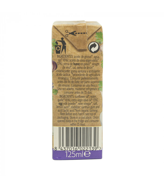 Alioli BIO Bioterraneo 125 ml