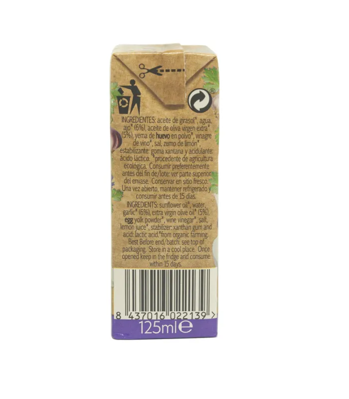 Alioli BIO Bioterraneo 125 gr