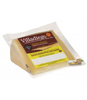 Manchego Villadiego Rohmilch Schafskäse Semicurado 250 g