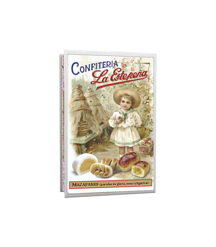 Mazapanes La Estepeña 330 g (Gloria Kuchen, Eigelb und Figuren)