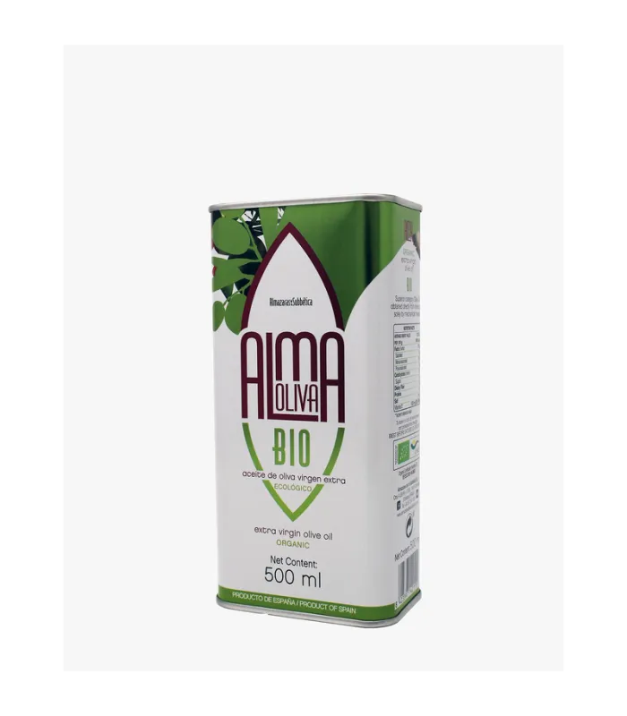 Bio-Natives Olivenöl Extra Almaoliva 500ml in Dose – Bio-Produkt aus Almazaras de la Subbética