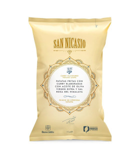 San Nicasio Curry Chips 150 g – Gourmet-Kartoffelchips in Olivenöl