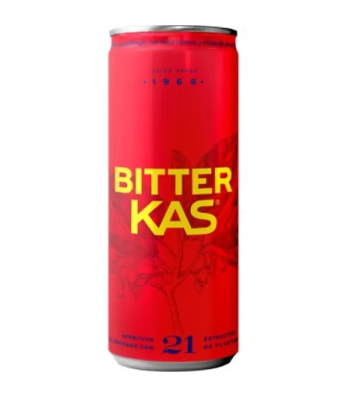 Bitter Kas 8 Dosen 33 cl - Spanischer alkoholfreier Aperitif
