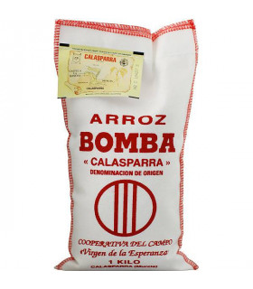 Bomba Reis Arroz Bomba D.O. Calasparra 1kg Virgen de la Esperanza