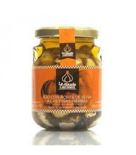 Knoblauch in Olivenöl mit feinen Kräutern La Abuela Carmen 175 g
